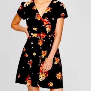 Floral Wrap Dress